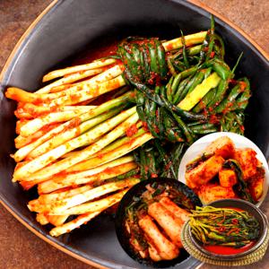 갓고파 100%우리농산물 맛있는 전라도 파김치 1kg 외 여수김치모음