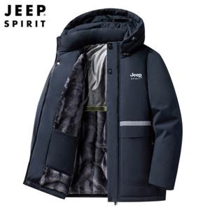 지프스피릿 JEEP SPIRIT 남성용 가을 겨울 기모안감 점퍼 따뜻한 솜옷 재킷 0768