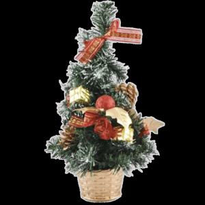 J2K 미니 트리 장식 레드 크리스마스 나무 꾸미기 32cm