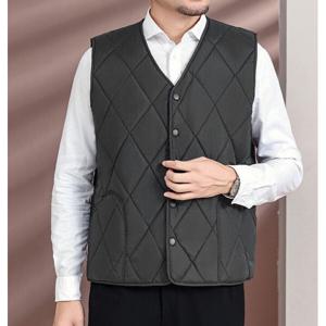 남성 부슬 융털 기모 안감 퀼팅 방한 패딩 조끼 남자 겨울 방풍 보온 이너웨어 베스트 (2장이상추가할인)