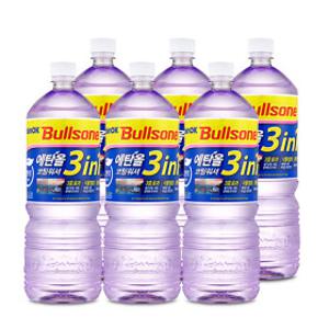 레인OK 3in1 에탄올 코팅워셔액 1.8L 6개입 친환경 사계절용