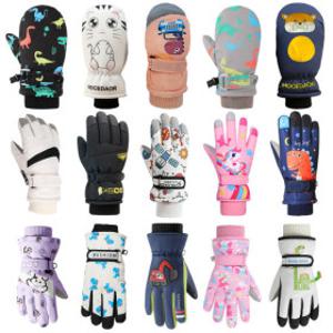 키즈트리 유아 아동 키즈 어린이 여아 남아 초등 학생 겨울 방한 털 벙어리 손가락 방수 스키 패딩 장갑
