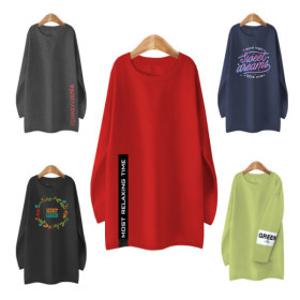 블론디 기모롱티 뽀글이 맨투맨 기모원피스  자체제작 당일발송