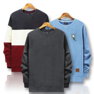 겨울신상 맨투맨티/빅사이즈 무지 커플티셔츠 남자옷