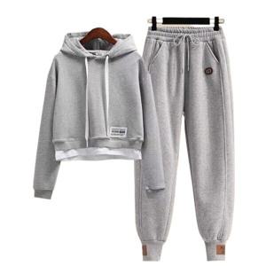 여성 봄가을기모 조거팬츠 후드티 상하세트 트레이닝복 투피스 운동복 가울