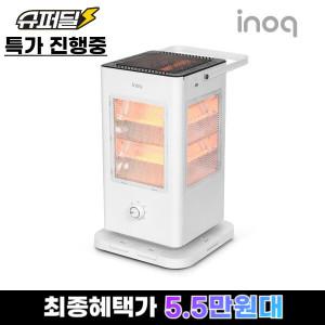 이노크아든 타이머형 발터치 입체난방 안전가드 5면 난로/히터/온풍기 화이트