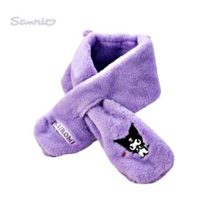 마이멜로디 쿠로미 시나모롤 퍼 목도리 어린이 아동 유아 키즈 머플러 어린이집 크리스마스 수료 졸업 선물