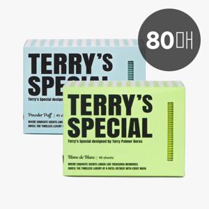 테리파머 1+1 고농축 퍼퓸 건조기시트 80매 40매X2개 섬유유연제 정전기제거 탈취 드라이시트 건조기 세제