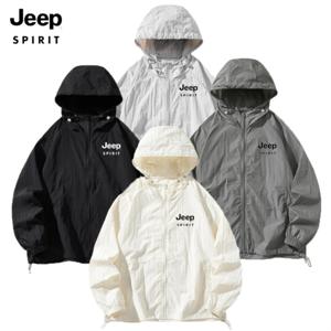 지프 JEEP SPIRIT 남녀 공용 후드 래쉬가드 아웃도어 트레이닝