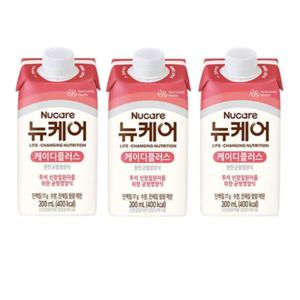 뉴케어 케이디플러스 200ml x 30팩 투석 신장 질환 환자 균형영양식