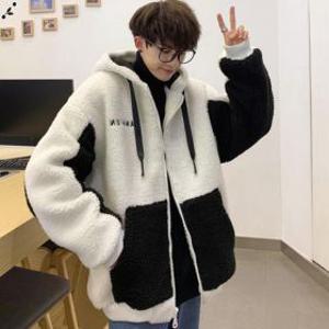 남자 코트 겨울 보온  보들보들 코디 아우터 롱  점퍼 후드 집업 잠바 양털