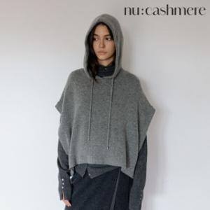 (현대홈쇼핑)런칭가 129000원누캐시미어 25FW 라쿤울 이중직 후드케이프