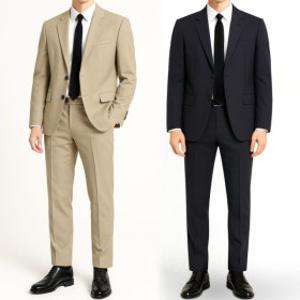 남자 정장 세트 캐주얼정장 수트 세미정장 양복 봄 가을 남성 정장자켓 정장바지 결혼식 출근룩 빅사이즈