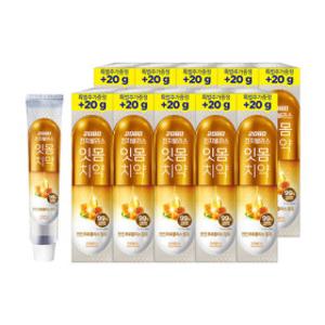 (20g증량팩) 2080 진지발리스 프로폴리스 치약 150+20g 10입