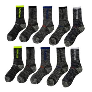 에브리굿 멀티 남성 이중쿠션 등산 아웃도어 작업 장목 양말 10켤레