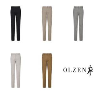 (현대백화점)올젠(ZOE3PP1301) 사선조직 워싱 면스판 캐주얼 치노팬츠