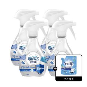 페브리즈 항균플러스 깨끗한향 370ml 4개 + 삶음탈취 200ml 1개 증정