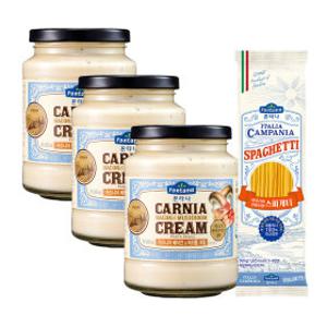 폰타나 크림파스타소스430g 3개+스파게티면