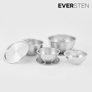 (현대Hmall)에버스텐 믹싱볼3종+채반3종 풀세트(커버포함)