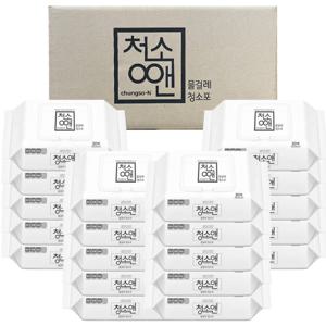 간편하게 뽑아쓰는 청소앤 물걸레 청소포 30매x20팩 총600매 대용량 물걸레포 바닥 먼지 청소