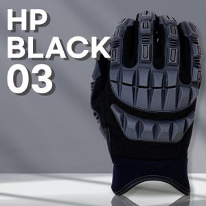타격 진동방지 TPR 장갑헤파블랙03 TPR장갑 엄지와 검지부분 터치스크린 기능으로 전자 기기 사용 가능