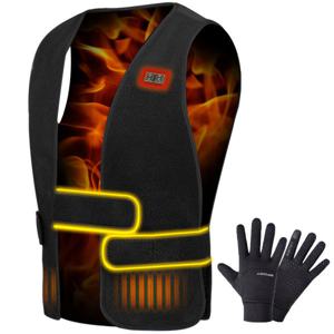 발열조끼 조절가능 열선 온열 열나는 조끼 겨울 등산 골프 낚시 스키 캠핑 USB 배터리 미포함