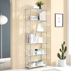 프라임 6단 책장/ 수납선반/ 책꽂이/ 미드센츄리 선반 수납장 장식장