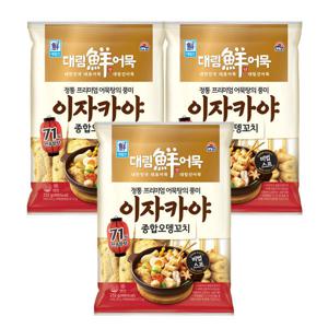 (대림냉동) 이자카야 종합오뎅꼬치 232g x 3개 (총 36꼬치+소스)