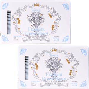 건조기시트 스노우벨 향기시트 30매입 2개 드라이시트 섬유유연제시트