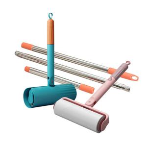 먼지흡착 돌돌이 테이프 클리너 핑크/그린+리필 5개 세트 (다주리)