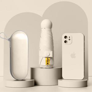 미니 우산 소형 5단 우산 수동 초경량 초소형 여성 파우치 우산