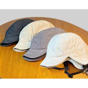 모던 레이펑 퀼팅 디자인 벙거지 양털 기모 군밤 모자 심플 트렌디 데일리 귀달이 햇 (2개이상추가할인)