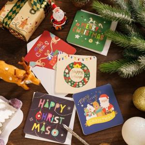 하트몽 크리스마스 미니 입체 카드 팝업 엽서 5종 세트