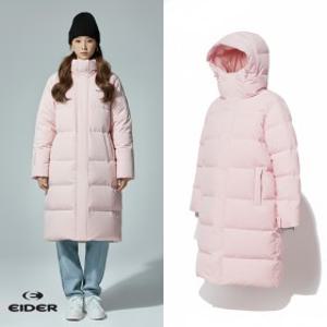 백화점 출고 아이더 구스 다운 여성 스테롤 윈드 스토퍼 롱 자켓 인디안 핑크 방풍 패딩 점퍼