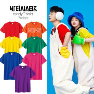 NCT 캔디 티셔츠 멜빵 소품 졸업사진 졸사 할로윈 캔디 티셔츠