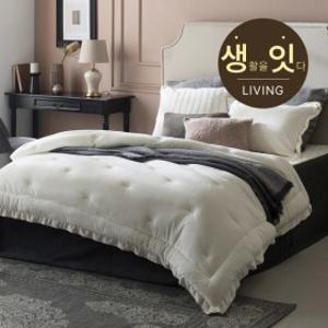 시즌오프 방송동일 극세사 차렵이불+패드+베개커버 풀세트 (퀸~슈퍼킹)  오코텍스인증/KC인증