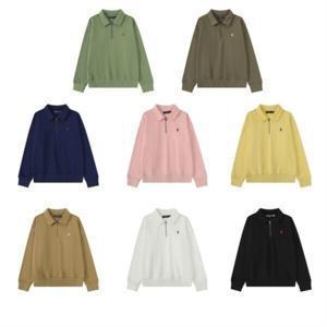 폴 로 반집업 칼라 맨투맨 티