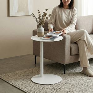 인테리어 철제 원형 사이드 소파 침대 테이블 3color 쇼파 거실 협탁 티테이블