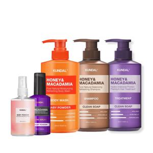 쿤달 샴푸/트리트먼트/바디워시/바디로션/디퓨저 2개구성