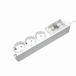국산 4000W 고용량 멀티탭 고전력 과부하차단 3구 1.5M