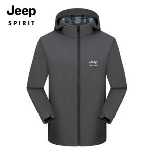 지프 JEEP SPIRIT 겨울 얇은 돌격복 아웃도어 남녀 같은 방수 등산 외투 삼합일 캠핑 점퍼