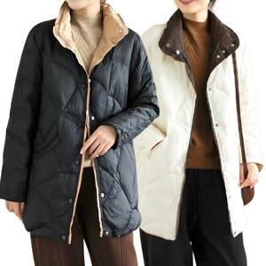 여성 경량 패딩 점퍼 오리털 덕다운 패딩코트