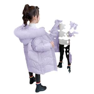 어린이 면복 중 대동 신상 가후 보온 겨울옷 다운 면옷 서양식 무세척 여아