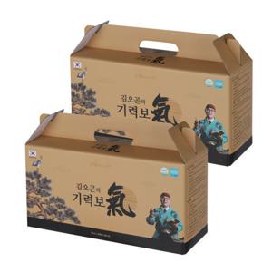 김오곤 기력보 12가지 한약재 진액 건강즙 70ml 60포 2개월분 2박스