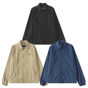 폴 로 초가을 분위기 통근 남성 점퍼 아우터 자수 빈티지 집업 터틀넥 상의