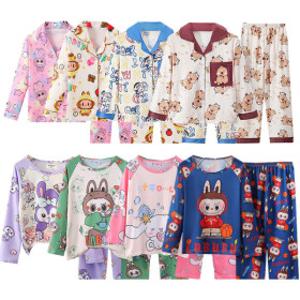 (20%쿠폰) 3+1 목도리1개서비스 극세사잠옷 아동파자마 아동내복 아동잠옷 겨울내복 유후컴퍼니