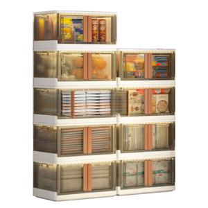 폴딩 양문형 리빙박스 중 대형 옷 이불 장난감 정리함