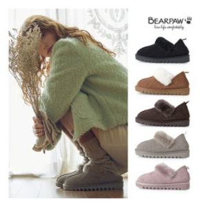 베어파우 WINNI 겨울 소가죽 양털 슬립온 방한화 5종 택 1