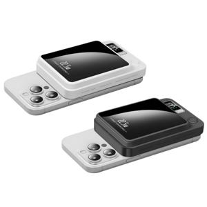 무선충전 USB-C USB-A 동시충전 보조배터리 맥세이프 슬림 대용량 USB 보조 배터리 유무선 동시