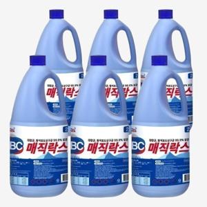 ABC 손쉬운 청소 락스 2L 6개입 / 물때 찌든때~ 강력하게 손쉬운 청소 - 업소용 대용량